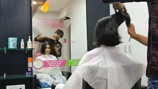 Pujo hair cut done !🥴 finally chopped my hair ✌️