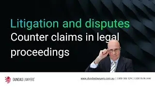 Counter claims in legal proceedings and introduction youtube