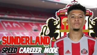 Sunderland Speed Career Mode! FIFA 21 Career Mode