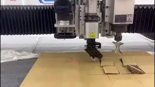 Thick honeycomb cardboard sheets carton boxes die digital cutting machines cutters