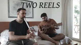 Far From Home and The Bag of Spuds on low whistle and guitar