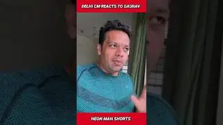 Delhi CM Reacts to Flying Beast Tweet | Arvind Kejriwal on Flying Beast- Lakshay Chaudhary #shorts
