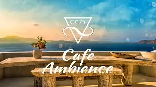 Tropical Beach Cafe Ambience: Coffee Shop terrace with relaxing music, bird singing for Relax, sleep