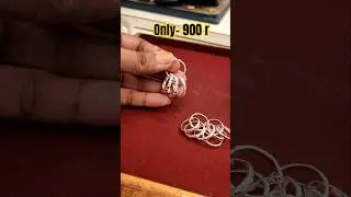 fancy silver toe ring design #saijewellerssj