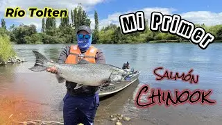 MI PRIMER SALMÓN CHINOOK 🎣🔥 RÍO TOLTEN
