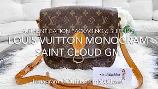 Louis Vuitton Vintage Preloved Monogram Saint Cloud GM: Authenticating Packaging Shipping