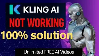 KLING Ai not working? |100% working trick | Unlimited free credits |Easy step by step in Telugu