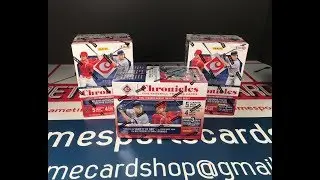 Cracking Into a Few 2018 Panini Chronicles Baseball Blasters