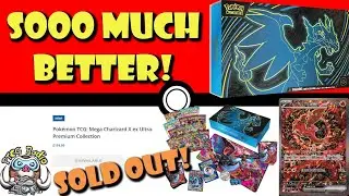 Коллекция Mega Charizard X Ultra Premium стала НАМНОГО лучше! Распродано БЫСТРО! (Новости Pokemon...