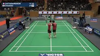 Match point - Cattoen / Renoir vs Chua / Ho - MD, Final - Swedish Open 2025