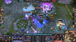EDG vs AHQ Amazing Comeback Teamfight