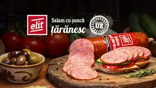Salamul cu șuncă țărănesc de la ELIT, același gust desăv&acirc;rșit