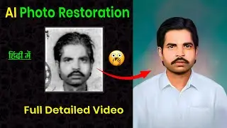 AI Photo Restoration and Digital Art Photoshop Tutorial