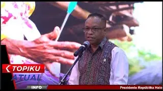 Prezidente Rep&uacute;blika Halo Abertura Ba Forum Tais Timor-Leste Tinan 2025