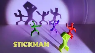 Origami Human | Origami Easy Stickman 摺紙 火柴人 紙人