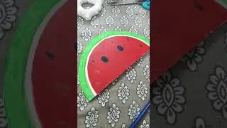 Watermelon key holder 🦋❤🌺🍉🎀#music #newjeans #art #aesthetic #diy #shorts