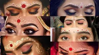 Kumkum Design Ideas for Radha Rani Look & Bridal Look, Stylish & Trending Tips k Sath.