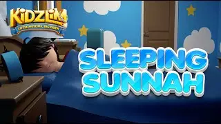 Sleeping Sunnah Song | Islamic cartoons for Muslim Kids | Learn with Usman & Husna | Kidzlim