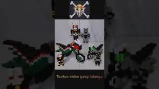 Lego Kamen Rider Black & Shadowmoon #kamenrider #kamenriderblack #lego #nanoblock