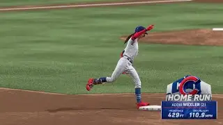 MLB The Show 24_Addie Homers in Game #2 of 2036 NLDS Cubs vs. Philadelphia