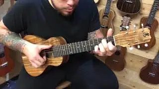 Kanile’a GL6E Solid Koa Guitalele