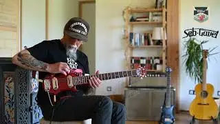 Travel guitar Tourbus Prestige/ Growl Pickups Smokey Sauce/ Analog King of TOne/ Marshall MKII