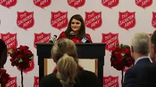 Holiday Donation to The Salvation Army - Hupy and Abraham