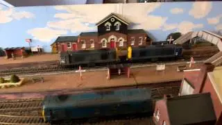 Towcester railway station in miniture (Model)