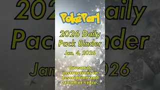PokePerl 2026 Daily Pack Binder  - Episode 004 - 01/04/2026  #giveaway  #pokemon  #pokemontcg
