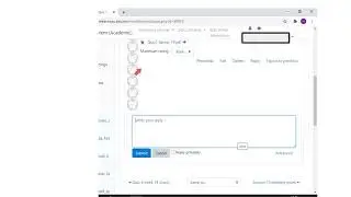 Submitting a file in Q&A forum in Moodle