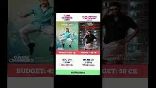 Game changer 7 day box office collection worldwide #ytshorts #viralshort #viralvideo #trendingshorts