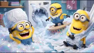 OH NO! Is The Washing Machine Exploding Minion? | Minion 3D ANIMATION