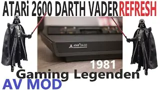 Atari 2600 Darth Vader - AV Video MOD / REFRESH / Wiederbeleben / Reparatur / Retro Gaming