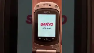 Sanyo SCP-3100(Solo Mobile) ON/OFF!