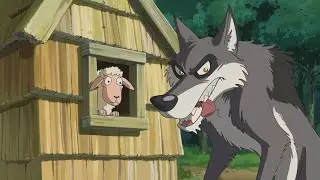 The Three Little Sheep and the Cunning Wolf 🐺 🐑🐏🐑/ cartoon story for kids: