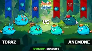 TOPAZ Vs. ANEMONE | DumpTruck vs Sessho | TOP 100 | SEASON 6 | AXIE ORIGINS