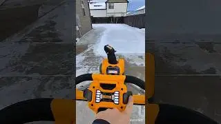 Dewalt Snow Blower: Conquer Winter with the 60V Electric Snow Blower! #asmr #snow #winter #dewalt