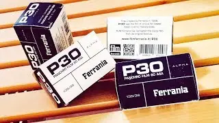 Film Ferrania P30 first calibration test in HC110 dilution B