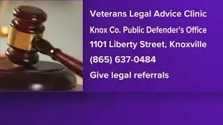 East Tennessee veterans offered free legal advice on Oct. 8