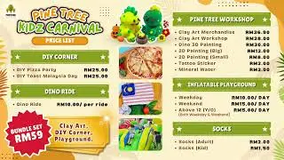 Pine Tree Kidz Carnival - Price List