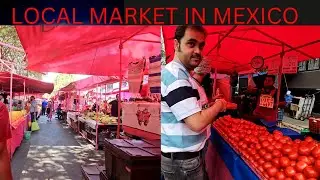 Local Market in Mexico | Vegetable Market in Mexico city | Life in Mexico
