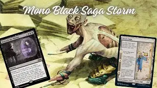 Mono Black Saga Storm! Beseech the Mirror Urza's Saga Ad Nauseum Combo. Post Grief Ban. Legacy MTG