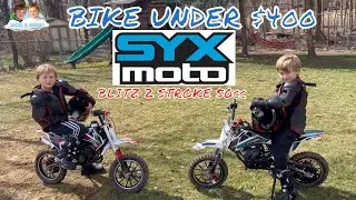 $400 SYX MOTO Kids Mini Dirt Bike REVIEW