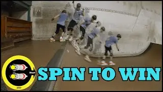 Learning to 360&deg; Drop - Jump In || Aggressive Inline Skating