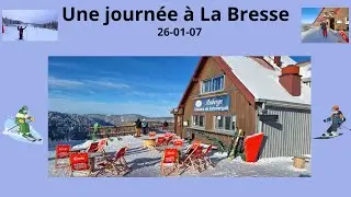 26-01-07....Premiere journée de ski avec Denis à la station de La Bresse dans les Vosges