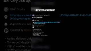 ROBLOX Tesla APS update on Wednesday 🤯 | ​#shorts #roblox #tesla #update #gaming #amazing