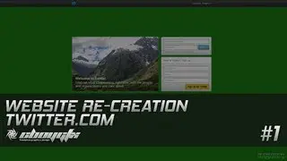 Website Re-Creation Ep.1 | Twitter | CBOYgfx