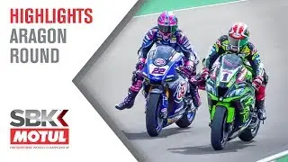 The Great British Battle: Race 1 Highlights! | Aragon Round 2019 | WorldSBK