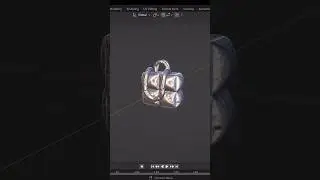 Inflate objects with cloth simulation in Blender 3D🩳#blender #blender3d #3d #3dgraphics #blenderart