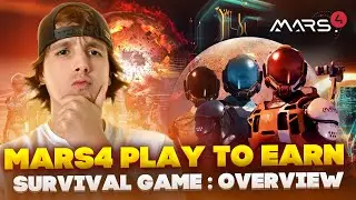 MARS4  - FREE TO PLAY TO EARN SURVIVAL GAME  - GAMEPLAY, OVERVIEW, TUTORIAL